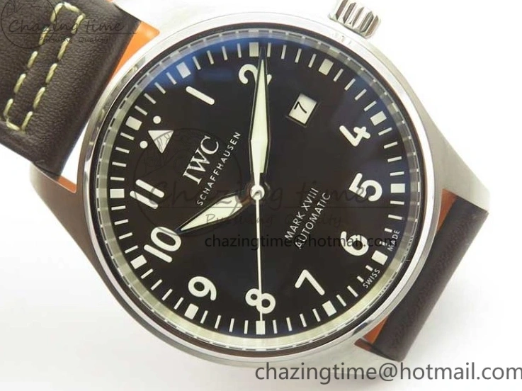 MIROTIME 0310 Practical MARK XVIII ANTOINE DE SAINT EXUPÉRY IW327003 SS MKS 1:1 Best Edition on Brown Leather MIYOTA 7193